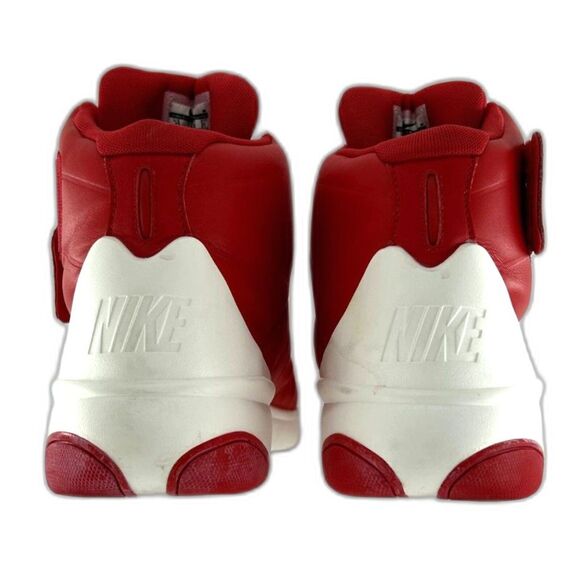 Nike's Marxman Sneakers University Red Leather Tops Sz-13 Hook & Loop Closures - Picture 2 of 11
